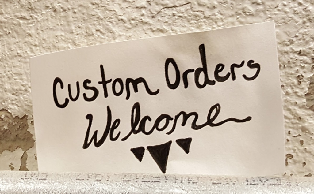 Custom Orders Available | Terkwoize
